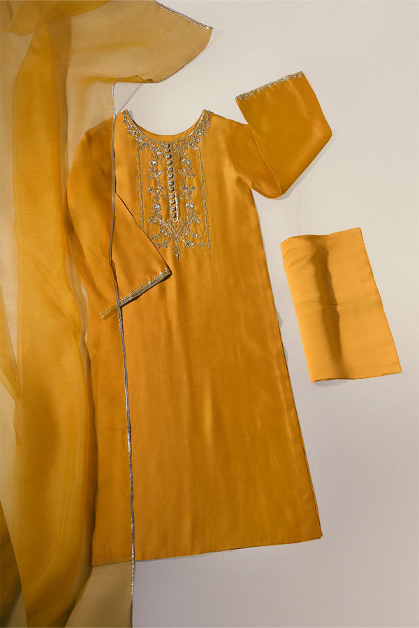 Aghanoor Bridal '24 - Chanda Mustard