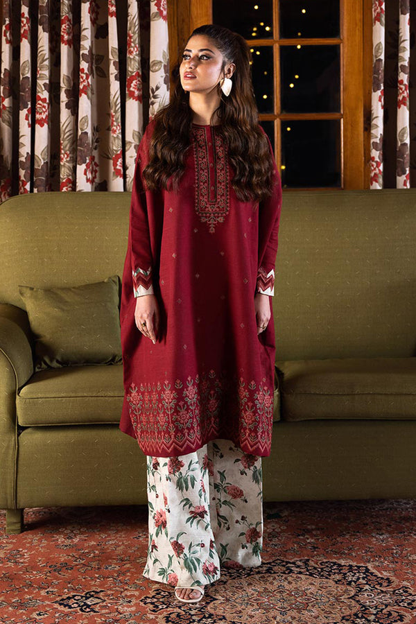 Fall Winter'24 - 2 Piece - Embroidered Khaddar Suit 0U2TEDY24V83