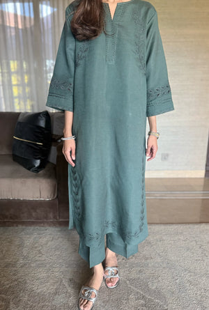 Eid ul Fitr Embroidered Pret '26 - Teal Elara Set