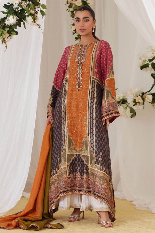 Lea Fall'24 - Oceea Printed Shirt And Dupatta