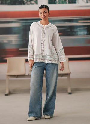 Miss Image Western Edit '26 Embroidered Top | 14606/351/101