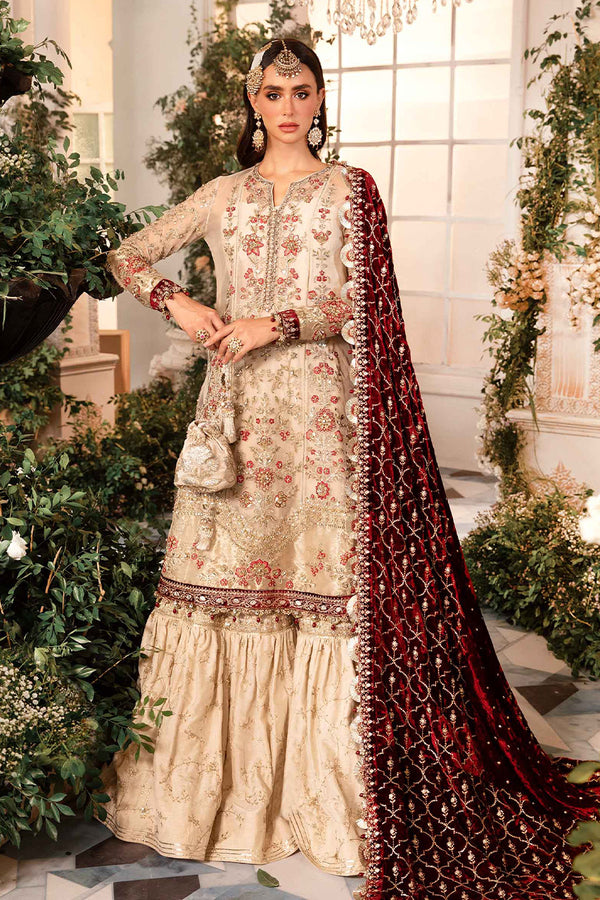 Mbroidered'24-3 Piece Unstitched Embroidered Organza Suit  BD-2905