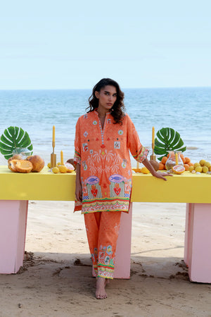 Lawn Pret Ramadan '26 - Coral Cloud