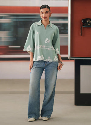 Summer Pret '26 - Embroidered Top - 14530/381/350