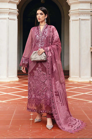 Winter Luxe '25 - 3 Piece Unstitched Embroidered Organza Suit | WL-1304