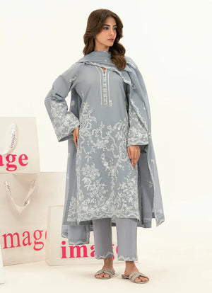 Spring Pret '26 - Embroidered 3 PC Suit | 15614/601/204