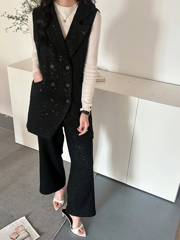 New In '25 - FIFI SLEEVELESS TWEED SUIT