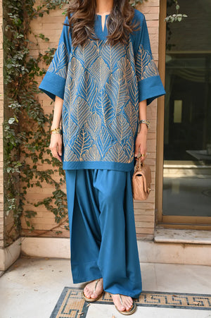 Eid ul Fitr Luxury Pret '26 - Persian Blue Lia Set