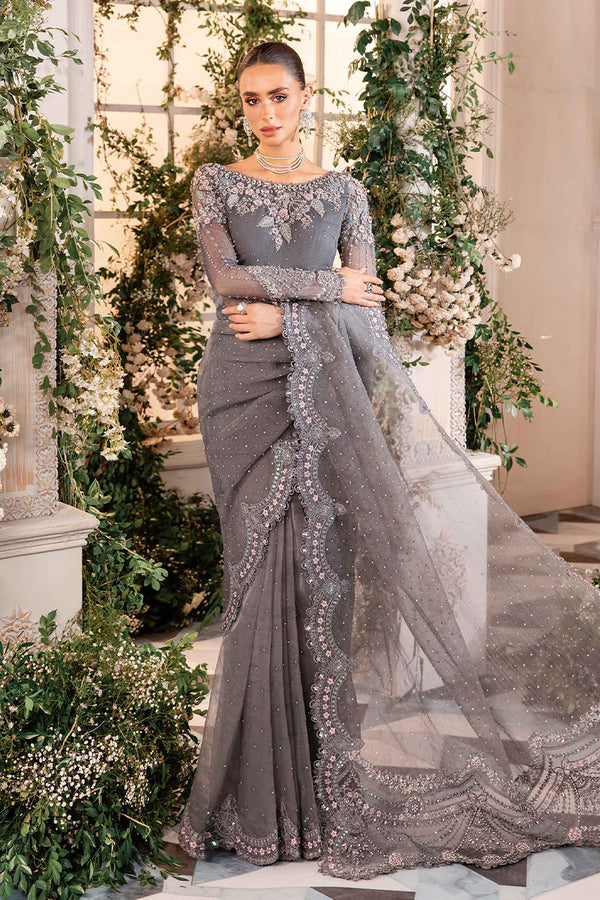 Mbroidered'24-3 Piece Unstitched Embroidered Organza Suit  BD-2902