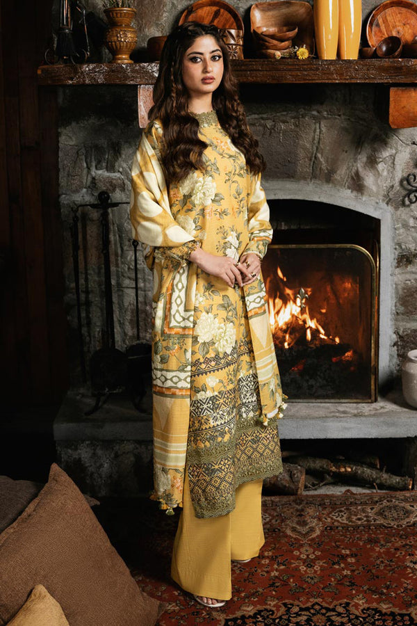 Fall Winter'24 - 2 Piece - Printed Light Khaddar Suit 00U2DDY24V81