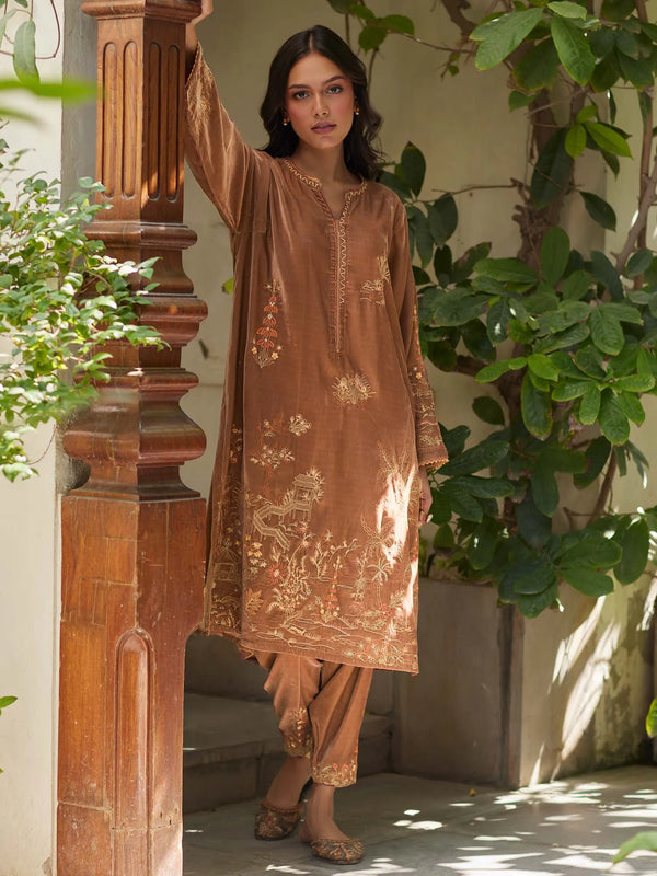 The Velvet Edit '25 2-Piece Embroidered Set