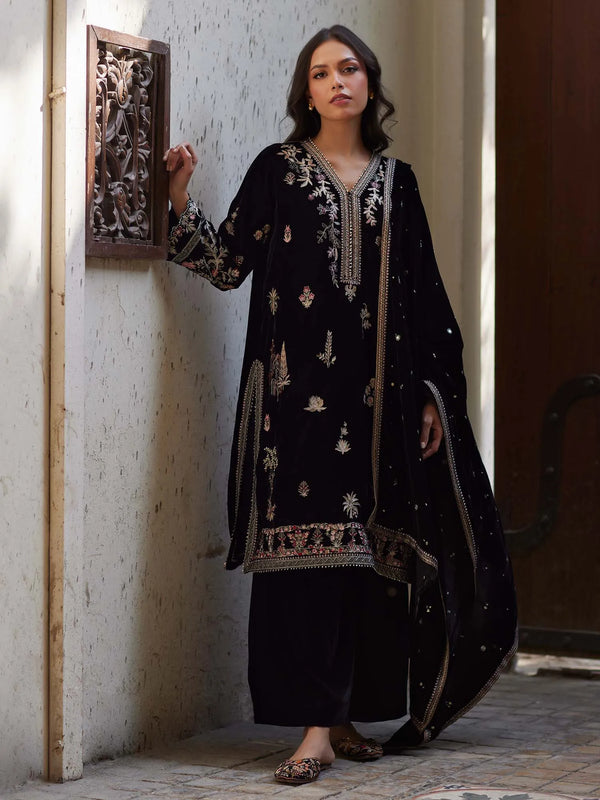 The Velvet Edit '25 2-Piece Embroidered Set