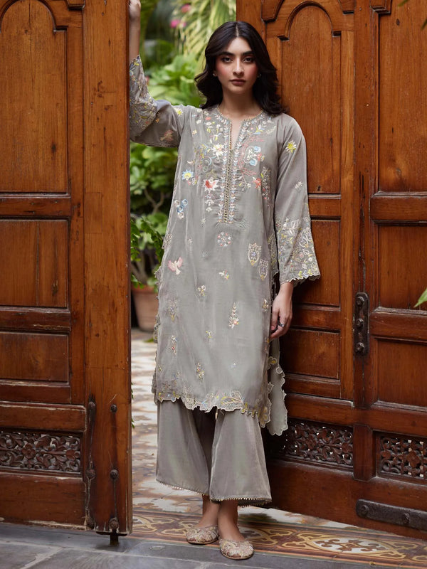 The Velvet Edit '25 2-Piece Embroidered Set