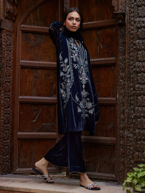 The Velvet Edit '25 2-Piece Embroidered Set