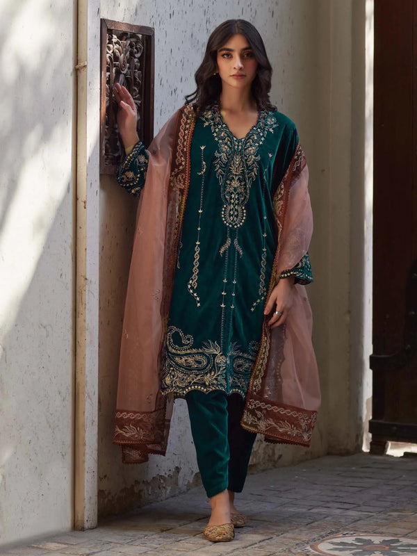 The Velvet Edit '25 2-Piece Embroidered Set