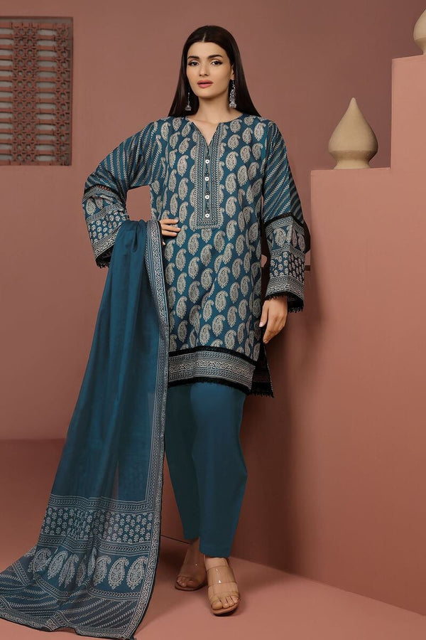 Essentials '24 3 Piece | Top Dupatta-2-Ala240503-2