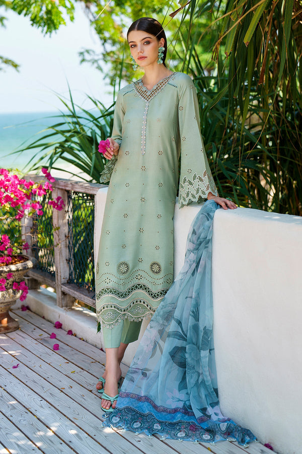 Baroque Unstitched '24 - EMBROIDERED JACQUARD LAWN UF-565