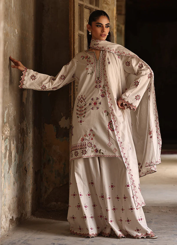 3 PC Saaz Gharara Set