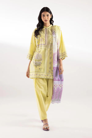 New In '26 - Stitched Muzlin Lawn Shirt - SS25MUZ118B-SH