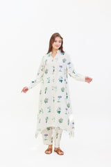 Hassal Spring Summer 24 - Zeyna Two Piece Floral Suit