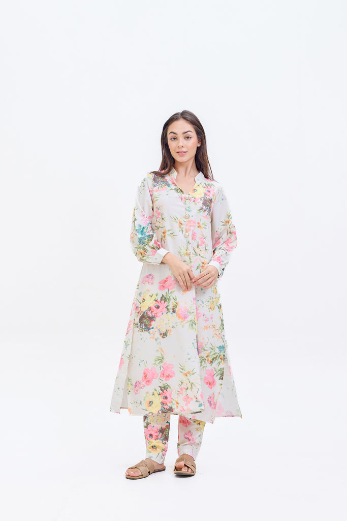 Hassal Spring Summer 24 - Alize Two Piece Floral Suit