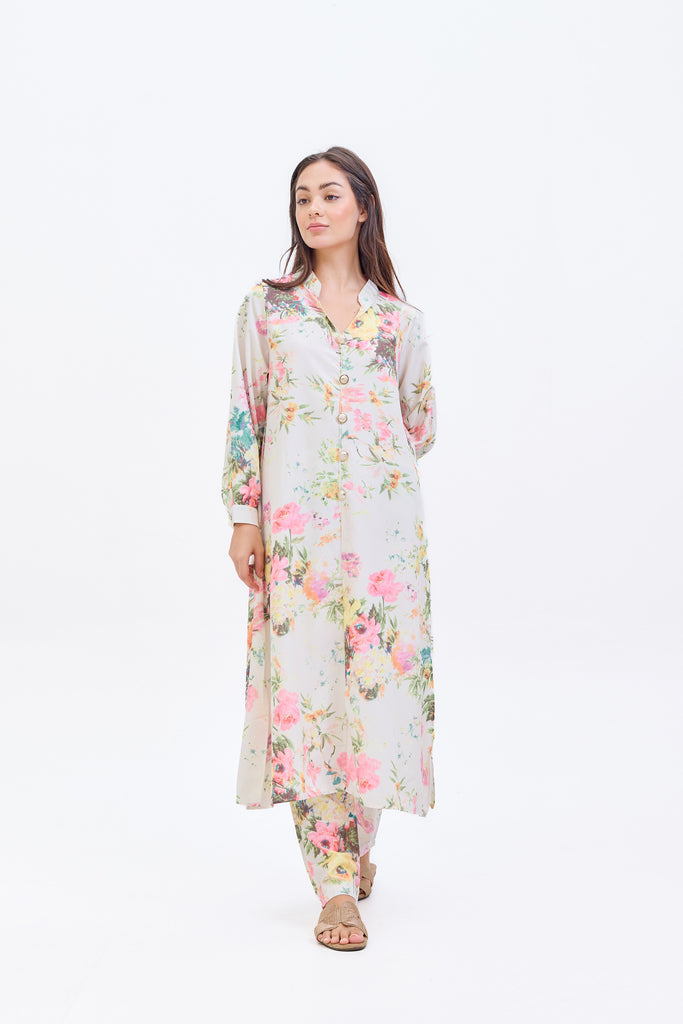 Hassal Spring Summer 24 - Alize Two Piece Floral Suit