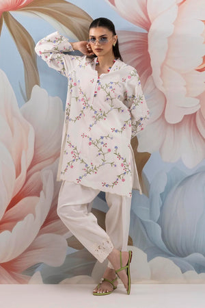 Pre-Fall Collection '25 - Stitched Embroidered Dobby Shirt SS25ESE874