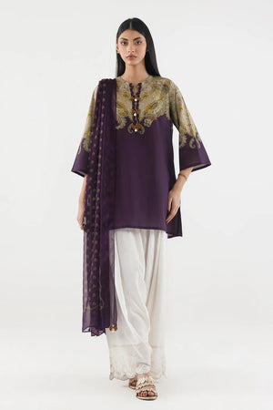 New In '26 - Stitched Printed Shirt+ Dupatta - SS26BSP240P2D