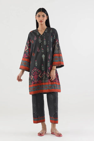 New In '26 - Stitched Printed Lawn Shirt+ Culotte - SS26BSP376P2T