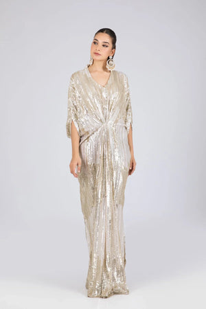 Kaftans - Kf-16066-Ivory