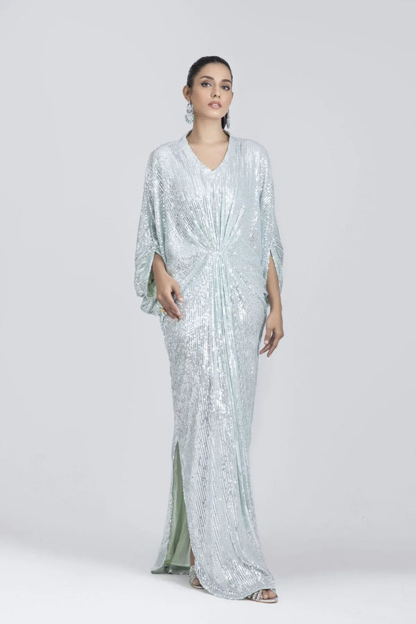 Kaftans - Kf-15227-Mintblue