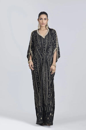 Kaftans - Kf-15392-Black