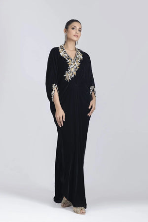 Kaftans - Kf-15399-Black