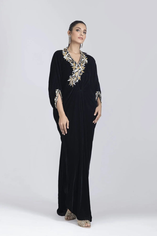 Kaftans - Kf-15399-Black