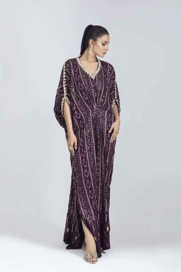 Kaftans - Kf-15392-Purple