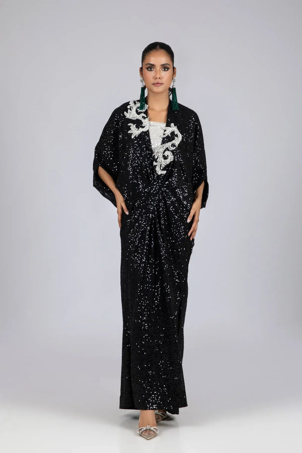 Kaftans - Kf-15650-Black