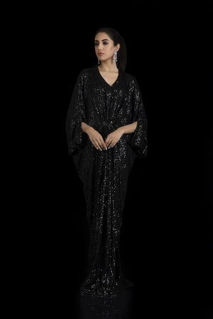 Kaftans - Kf-15227-Black