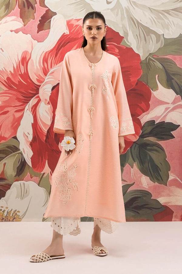 Pre-Fall Collection '25 - Stitched Embroidered Signature Chambray Shirt SS25SGE407