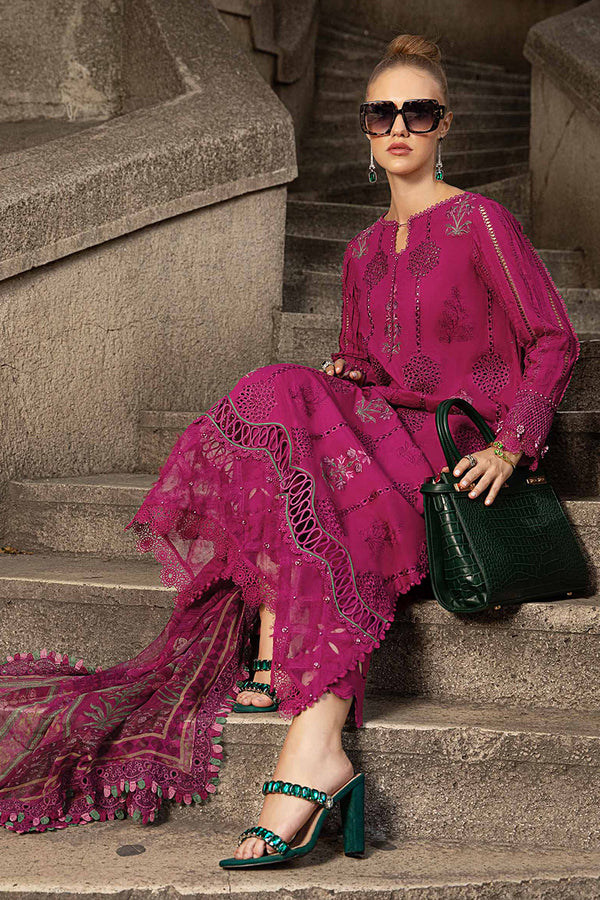 M Print'24 - 3 Piece Unstitched Printed Cambric Suit | MPT-2303-B