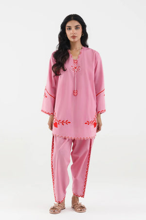 New In '26 - Stitched Embroidered Lawn Shirt+ Shalwar - SS26ESE389P2T