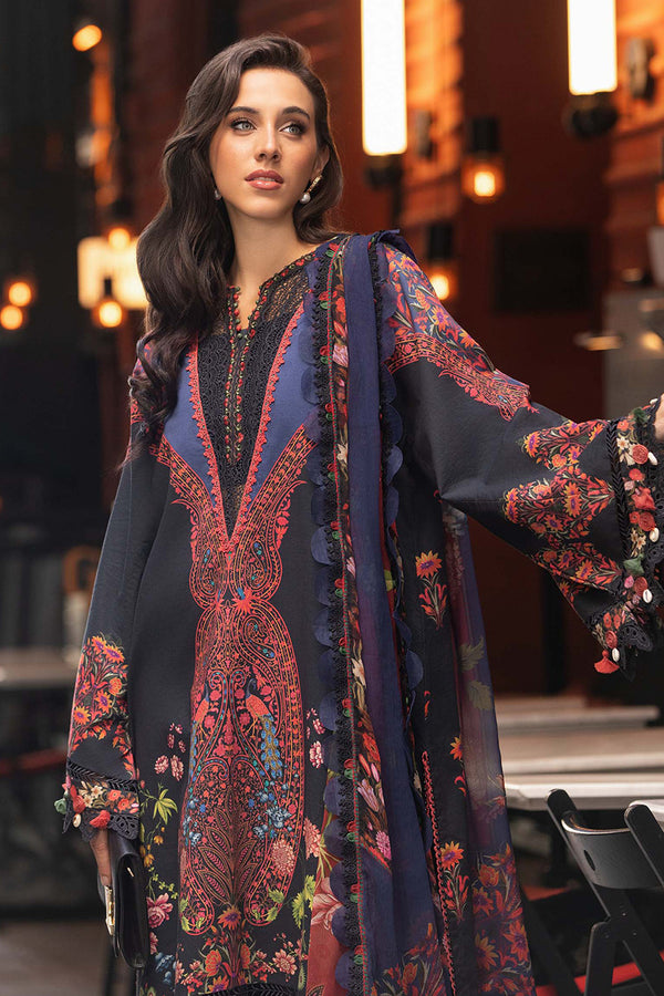 M Print'24 - 3 Piece Unstitched Printed Cambric Suit | MPT-2304-B