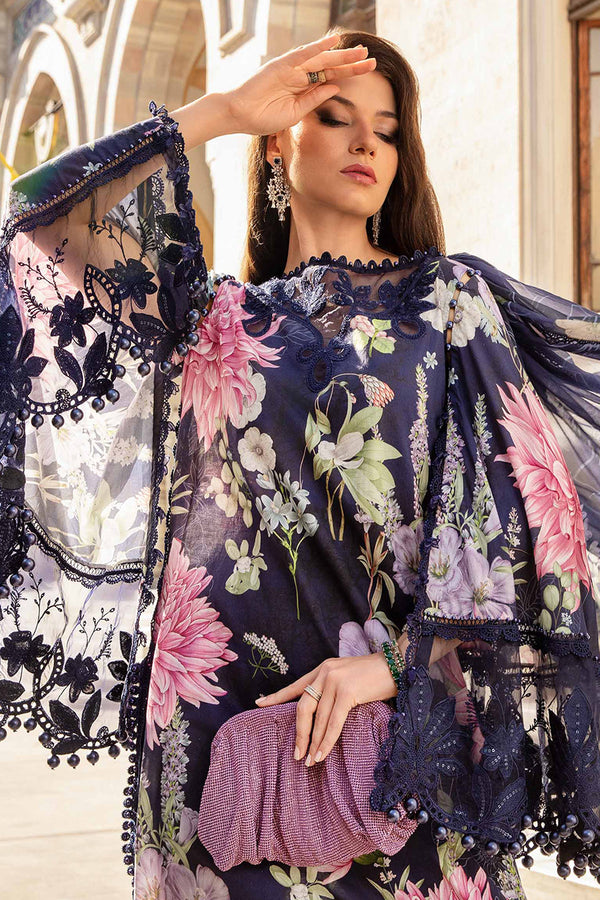 M Print'24 - 3 Piece Unstitched Printed Cambric Suit | MPT-2306-B