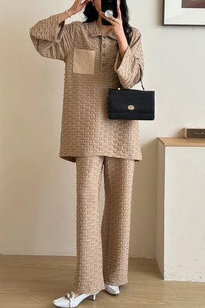 Spring Summer '25 - Mallorca Textured Suit with Statement pocket