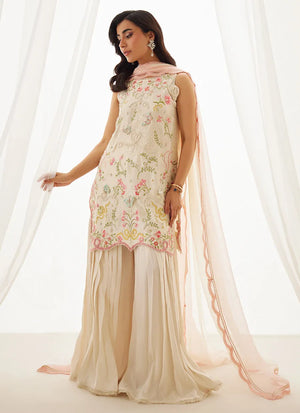 Luxe Pret '25 - Anouk Ivory Shirt And Dupatta