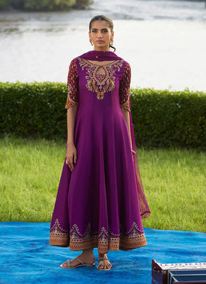 Mayna Festive Luxe Pret '25 - Pehil Purple And Dupatta Kalidaar