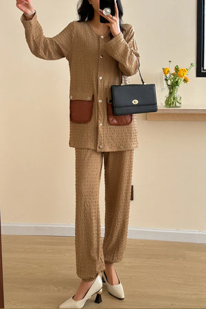 Spring Summer '25 - Stockholm Textured & Embroidered Leather Pocket Suit