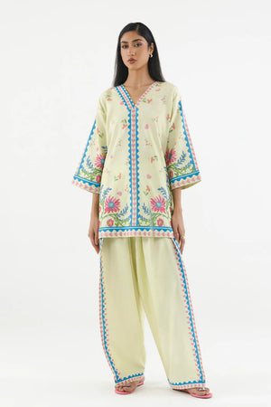 New In '26 - Stitched Printed Dobby Shirt+ Shalwar - SS26BSP216P2T