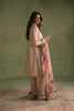 Ammara Khan Jade '24 - PERFECT PEACH MATCHING SILK SET (D-07)