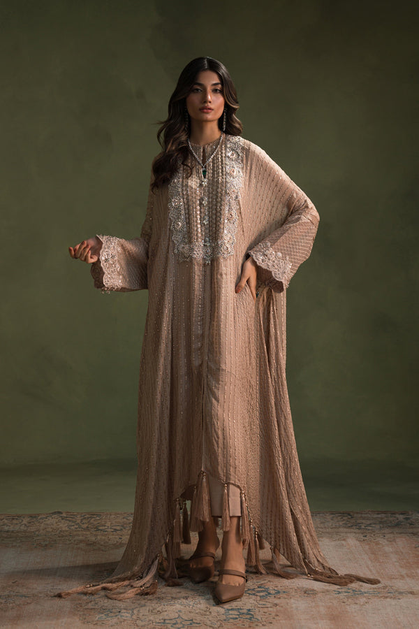 Jade '24 - Statement Nude Glam Kaftan (D-08)