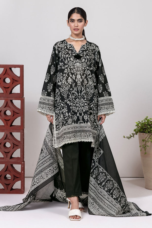 Essentials '24 3 Piece | Top Dupatta-5-Ala240553-1